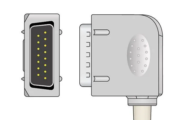 Câble d'électrocardiogramme de Kanz K131 10-Lead sans résistance