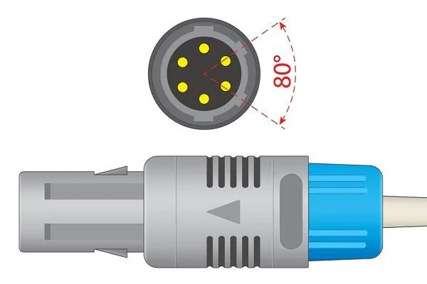 Câble d'extension SpO2 de Mindray 0010-20-42595