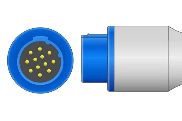Câble compatible de l'adaptateur 551-306-321 SpO2 de Mennen pour le capteur de szmedplus Lncs SpO2