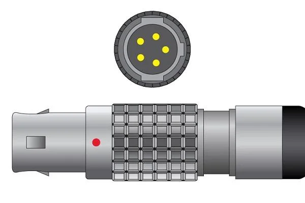 Câble compatible de Criticare 518ld SpO2 Apater. 2.4m