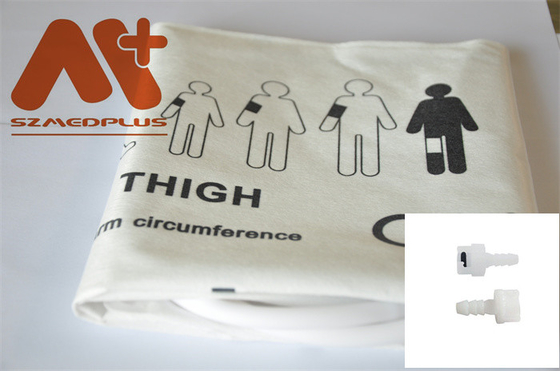 Manchette adulte de cuisse de la manchette 2457 des soins de santé NIBP de GE 45 - 56 non tissés cm