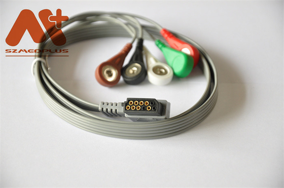 Philips Compatible ECG Holter Cable 989803157491 rupture de 5 avances