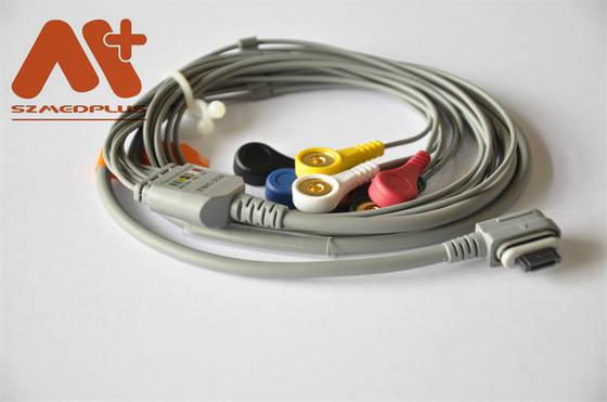 Télémétrie Holter Cable ECG 2008594-002 de soins de santé de GE rupture de 7 avances