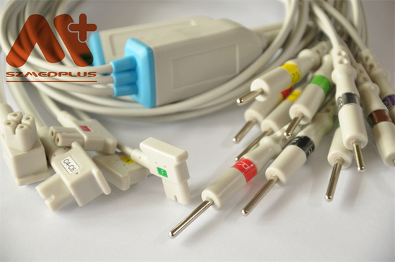 Comité technique 70 du fil TC50 d'électrocardiogramme d'avance du câble 10 de Philips TC30 Ecg