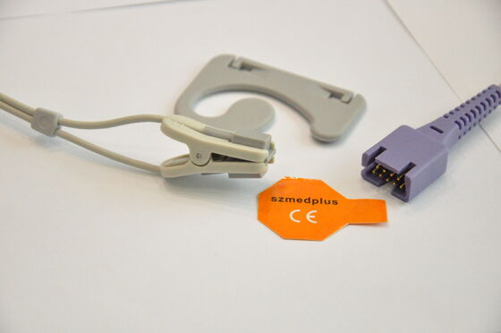 1895 capteur réutilisable d'agrafe d'oreille de szmedplus d'adulte du capteur de LNCS TC-I Spo2