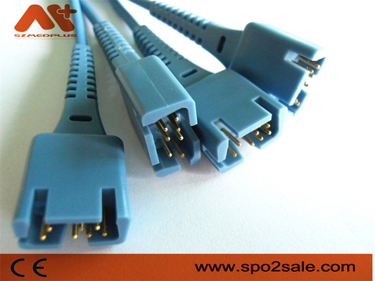 Gris de câble d'extension de szmedplus Spo2 de câble de Mindray Spo2 de datex