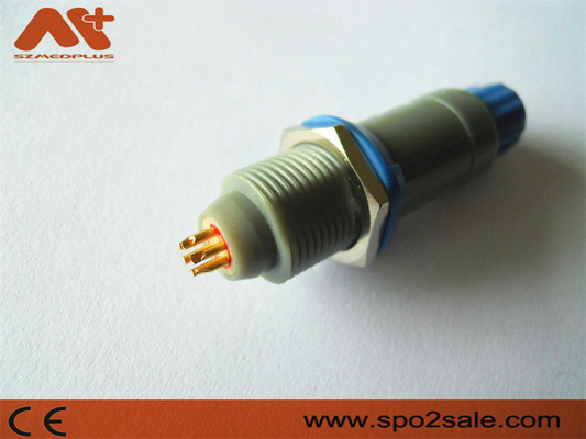 (S21M07-P05MJG0-527S) connecteur en plastique d'entaille simple de goupille de la poussée 5 de la traction 1P, Grey Shell, douille bleue, 5,0 millimètres de câble
