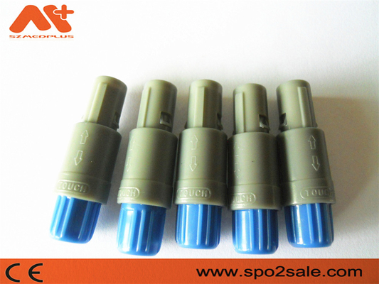 (S21M07-P05MJG0-527S) connecteur en plastique d'entaille simple de goupille de la poussée 5 de la traction 1P, Grey Shell, douille bleue, 5,0 millimètres de câble