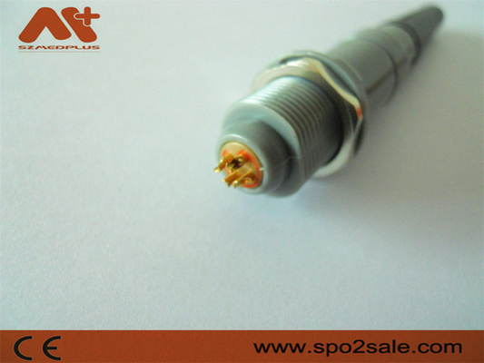 1P Pull Push 6Pin Plug en plastique gris coquille gris manchon pour connecteurs de câble de 5,00 mm appareils médicaux