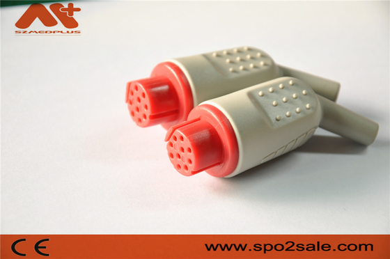 Accessoire de connecteur d'IBP compatible pour le câble d'adaptateur du datex IBP avec la couleur 10pin rouge