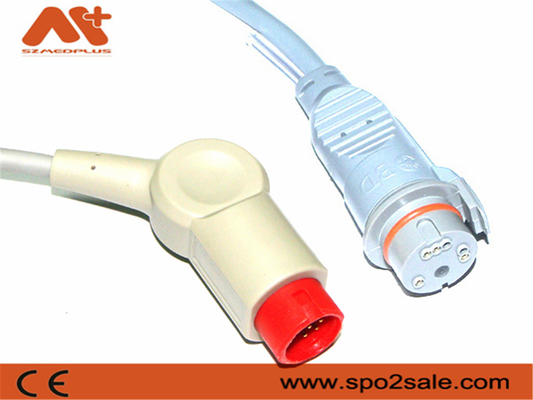 Câble 001C-30-70757 Mindray 12 Pin Cable Used Patient Monitor du BD IBP de gris