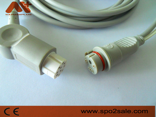 Câble compatible d'adaptateur du datex IBP pour AS/3, AS/5, CC-104, Cardiocap CM-104, Cardiocap I, Cardiocap II, Cardiocap/5.