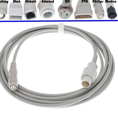 Câble compatible d'adaptateur du câble 684090 IBP de Nihon Kohden IBP