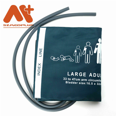002791 grande double manchette adulte 33-47cm du tube NIBP