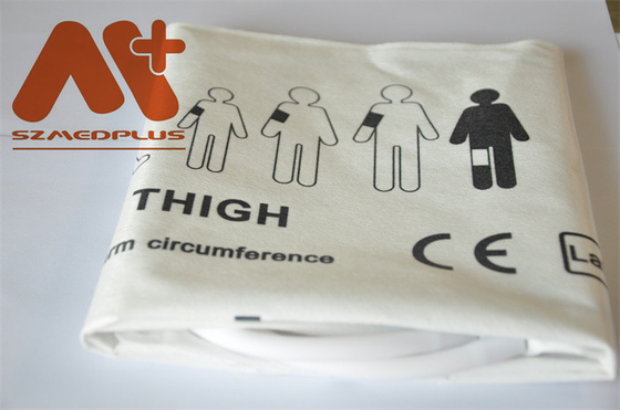 La manchette adulte de tension artérielle de cuisse de la manchette 2406 de Critikon NIBP conjuguent le tube 45 - 56 cm