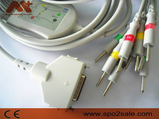 Fukuda Denshi Ecg attache le vacarme 3,0 de câble de moniteur patient de CP-104L