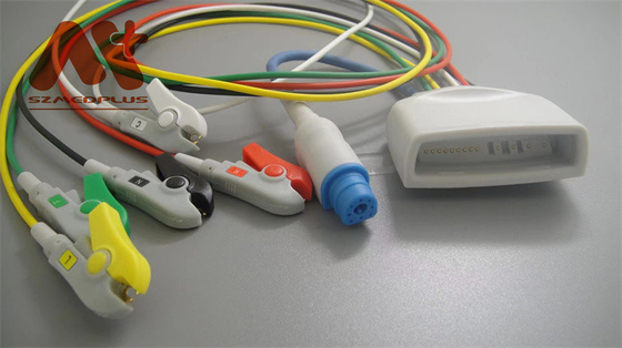 Agrippeur Spo2 Philips 989803171851 d'avance de Holter Cable 5 de télémétrie d'ECG