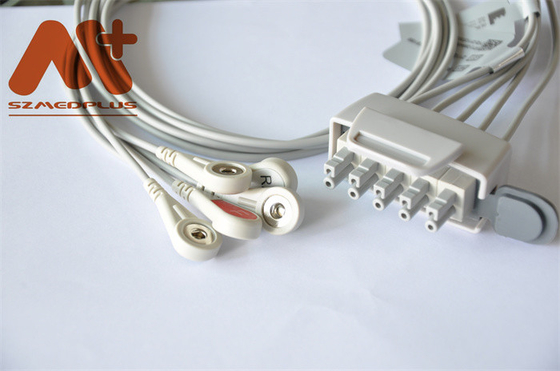 L'avance ECG de M2592A Philips 5 câblent des fils de connexion de télémétrie de CFS pour le moniteur patient