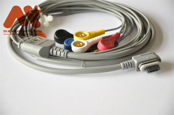 Télémétrie Holter Cable ECG 2008594-002 de soins de santé de GE rupture de 7 avances