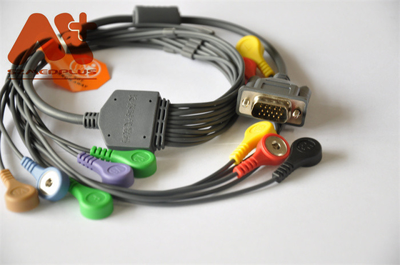 Le câble 10 du DMS 300-3A AHA ECG de Holter Recorder de la CE mènent la prise instantanée