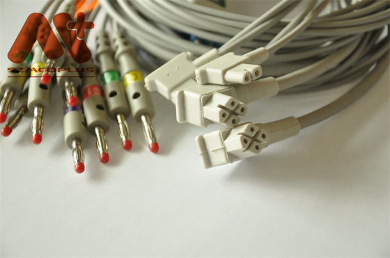Le câble de conduction de l' EKG est compatible avec HP, Twin Pin, 989803129161
