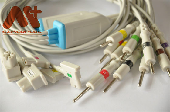 Comité technique 70 du fil TC50 d'électrocardiogramme d'avance du câble 10 de Philips TC30 Ecg
