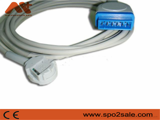 Câble compatible de l'adaptateur SpO2 d'Ohmeda de datex - OXY-ES3