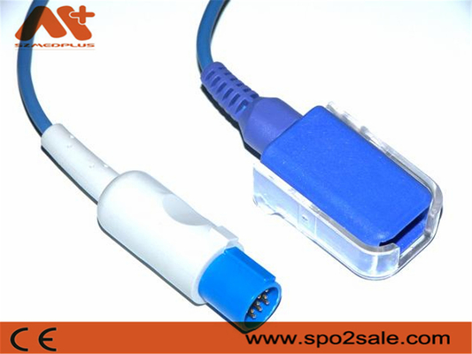 Câble compatible de l'adaptateur SpO2 de Hellige - 30344358