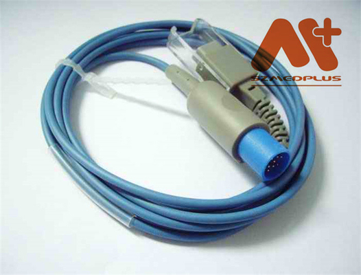 Câble compatible de l'adaptateur SpO2 de Hellige - 30344358