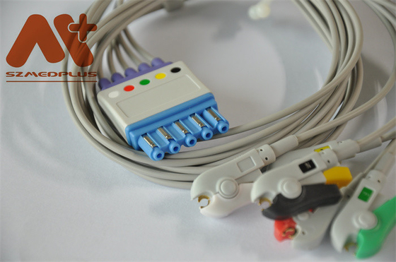 L'agrafe ECG de Philips M1968A AHA d'oxymètre d'impulsion câblent 5 l'avance 3ft