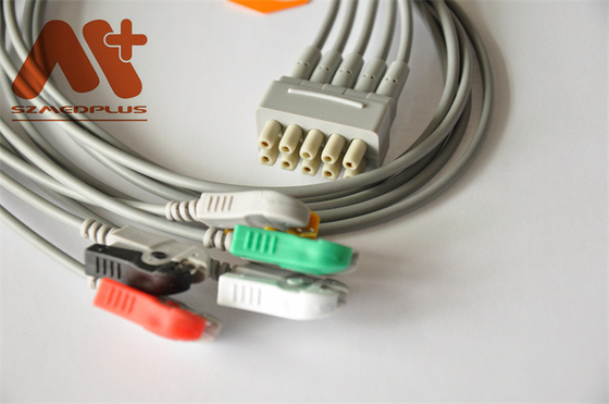 Câble multi GE Marquette Compatible de lien de l'agrafe 412681-001 de 5 avances