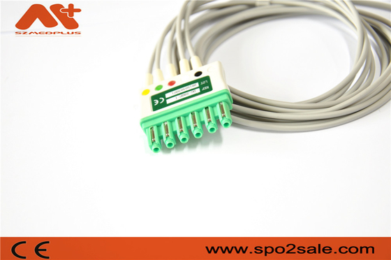 Agrafe patiente compatible MS16546 AHA d'avance du câble 5 de Draeger ECG