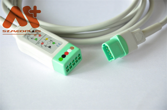 Câble compatible 2.5M de tronc de Datascope Mindray ECG 0012-00-1745-01