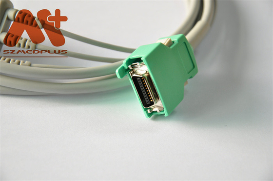 Câble lié directement 3 de l'agrafe compatible ECG d'avance de Nihon Kohden pour OPV -1500