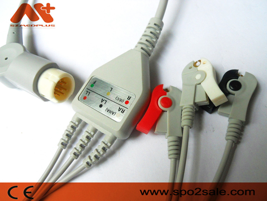 Câble lié directement de l'agrafe ECG d'avance de Philips Compatible 3 - M1970A