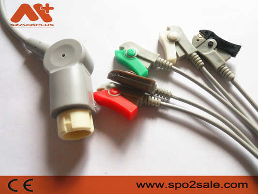 Câble lié directement de l'agrafe ECG d'avance de Philips Compatible 5 - M1975A