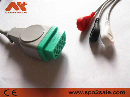 Soins de santé de GE > câble lié directement de la rupture ECG d'avance de Marquette Compatible 3 - 2001292-001