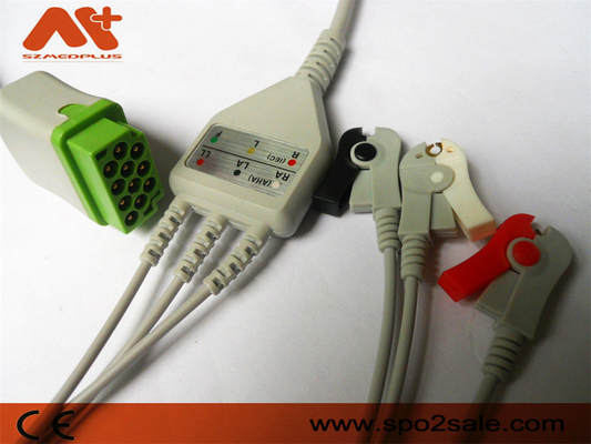 Soins de santé de GE > câble lié directement de l'agrafe ECG d'avance de Marquette Compatible 3 - 2021141-001