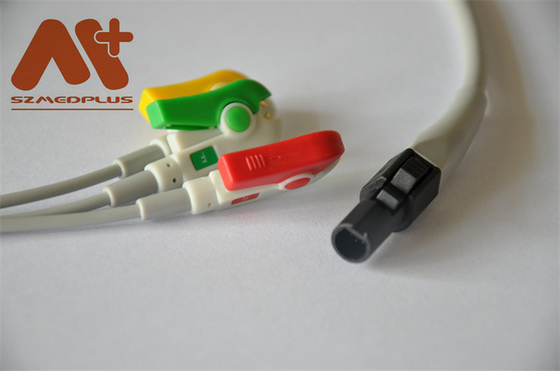 Câble lié directement compatible de l'agrafe ECG d'avance du LT 3 de Welch Allyn Propaq