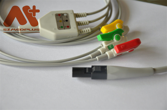 Câble lié directement compatible de l'agrafe ECG d'avance du LT 3 de Welch Allyn Propaq