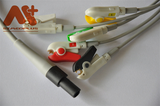 Câble lié directement compatible de l'agrafe ECG d'avance du LT 5 de Welch Allyn Propaq
