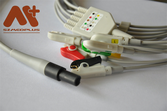 Câble lié directement compatible de l'agrafe ECG d'avance du LT 5 de Welch Allyn Propaq