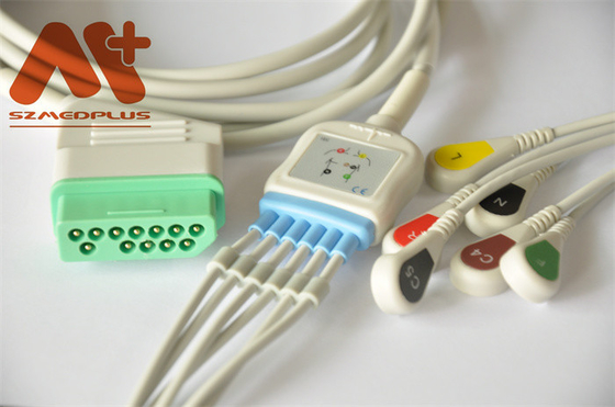 12 rupture d'avance du câble 6 de Pin Nihon Kohden ECG
