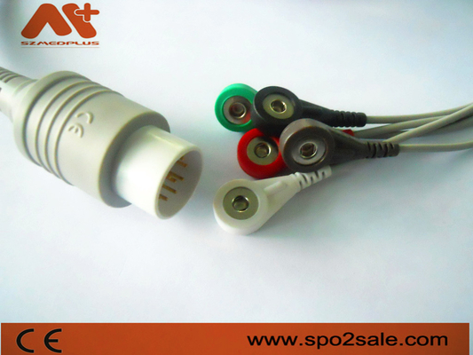 Le moniteur patient de rupture de 5 avances câble Nihon Kohden 11 Pin Cable ECG
