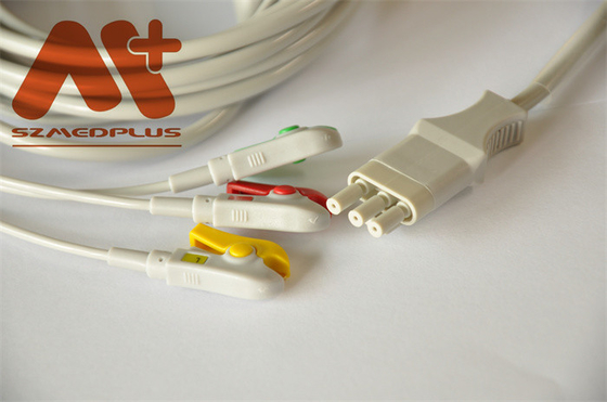 Cables connecteur du CEI Ecg de Pin du fil de connexion de Primedic XD30 3 3