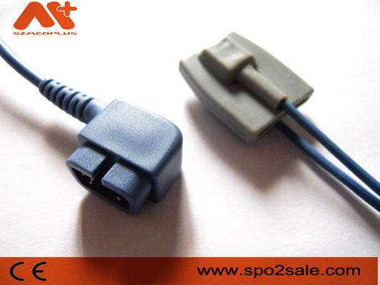 Capteur SpO2 - 975PD-10 lié directement d'astuce molle pédiatrique compatible de Criticare