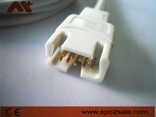 Câble compatible de l'adaptateur SpO2 de szmedplus - LNC-4-Ext