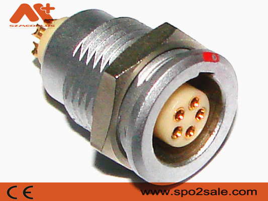 Métal 1B 5 Pin Socket des connecteurs EGG.1B.305 du dispositif Spo2 médical