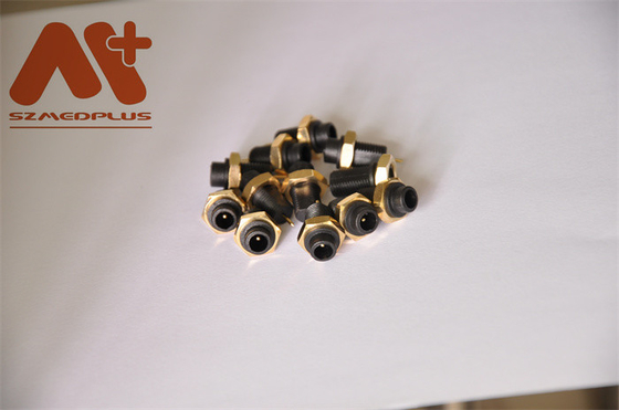Noir vert rouge du vacarme 1.5mm ECG de connecteur rond compatible de la prise Spo2