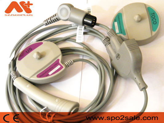 Goldway UT3000A 3 dans 1 transducteur foetal avec le rond gris 6pin de câble de TPU